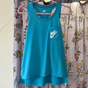 Bright Blue Nike Racerback Tank Top